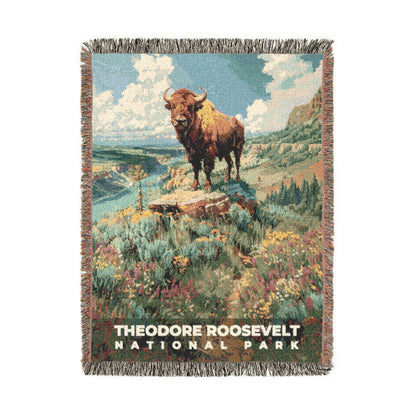 Theodore Roosevelt National Park Woven Blanket | S18