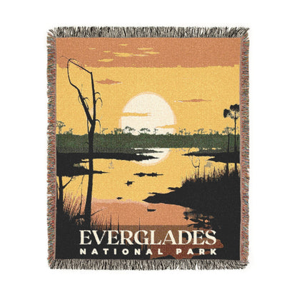 Everglades National Park Woven Blanket | S01