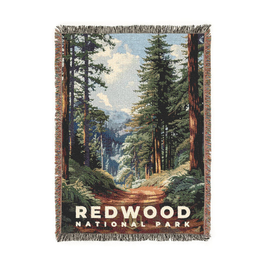 Redwood National Park Woven Blanket | S18