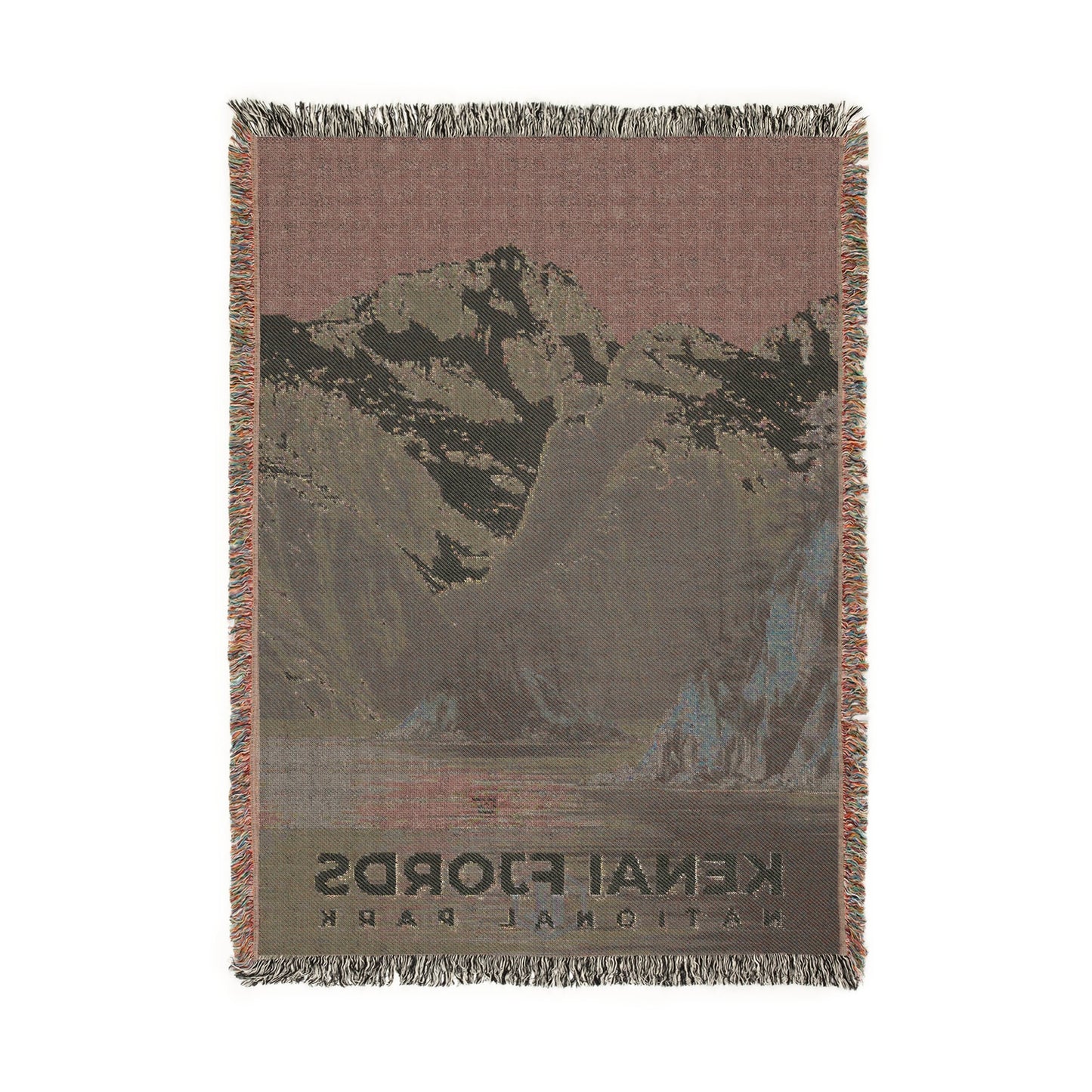 Kenai Fjords National Park Woven Blanket | S19