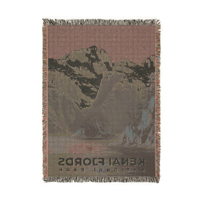 Kenai Fjords National Park Woven Blanket | S19