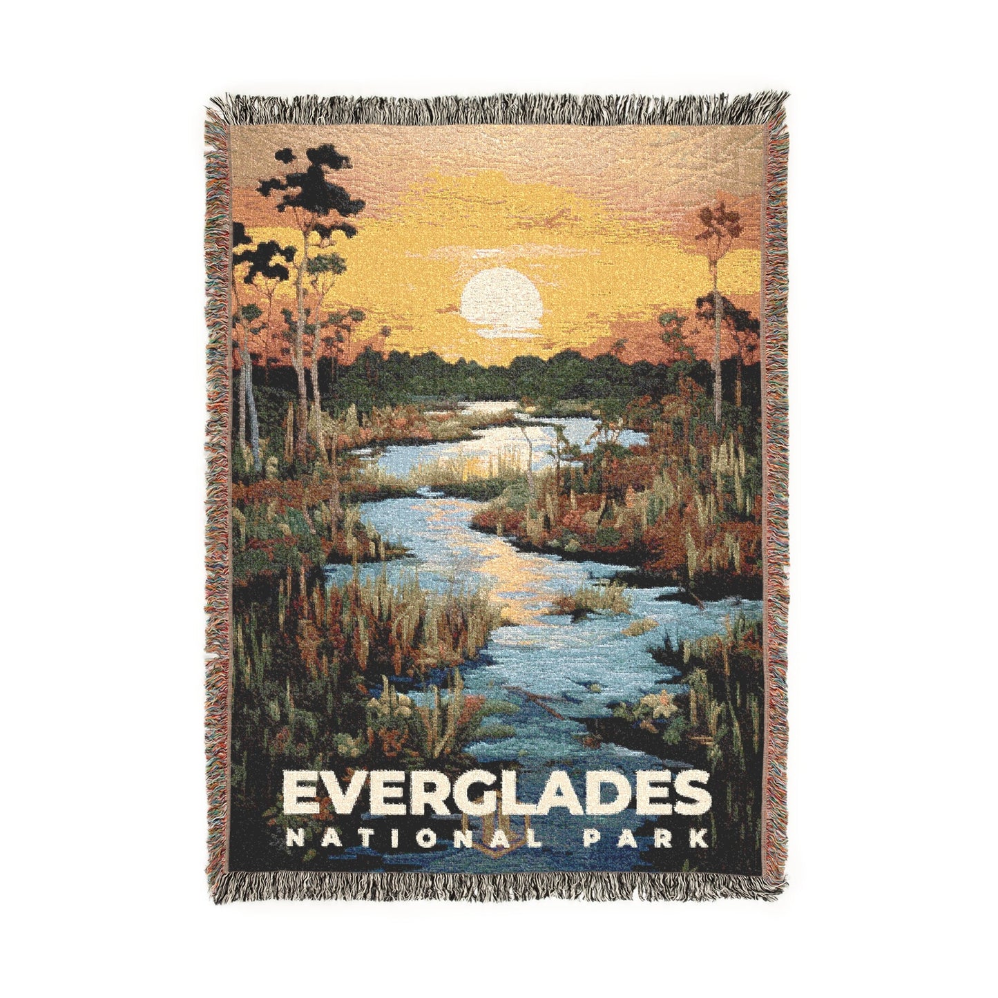 Everglades National Park Woven Blanket | S09
