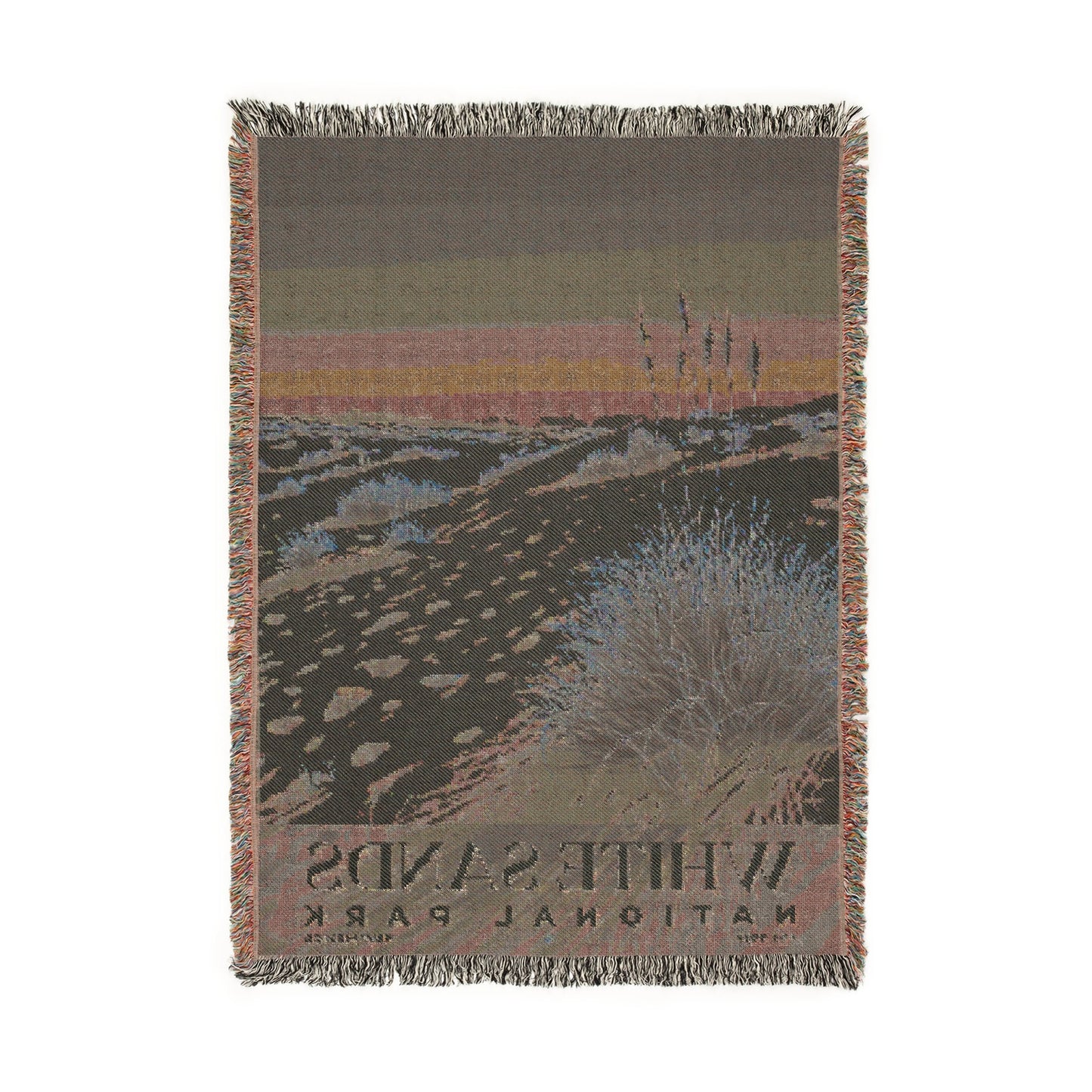White Sands National Park Woven Blanket | S02