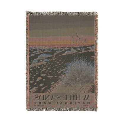 White Sands National Park Woven Blanket | S02