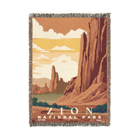 Zion National Park Woven Blanket | S03