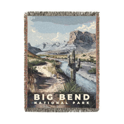 Big Bend National Park Woven Blanket | S17