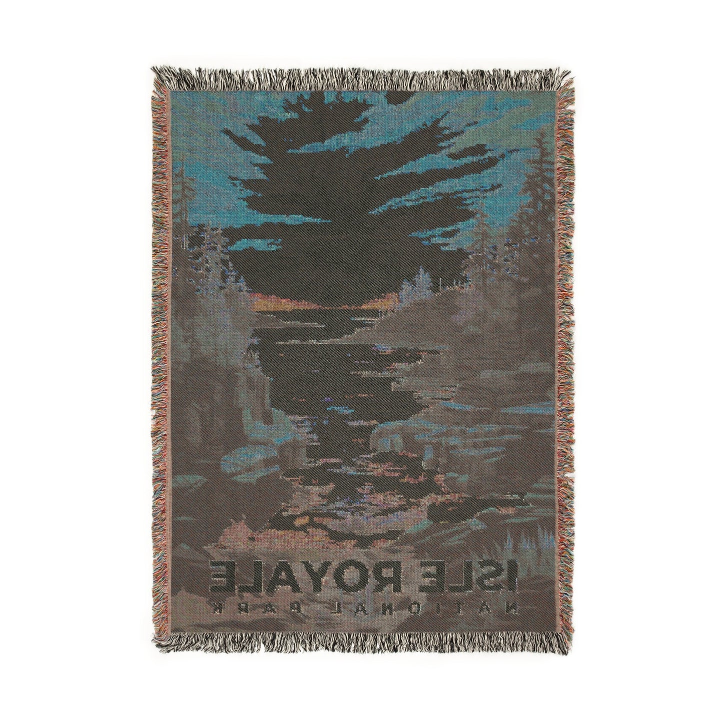 Isle Royale National Park Woven Blanket | S09
