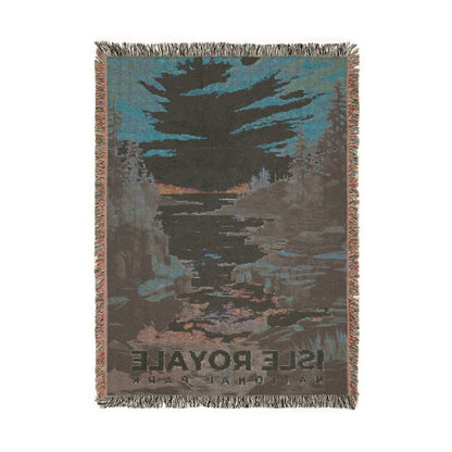 Isle Royale National Park Woven Blanket | S09