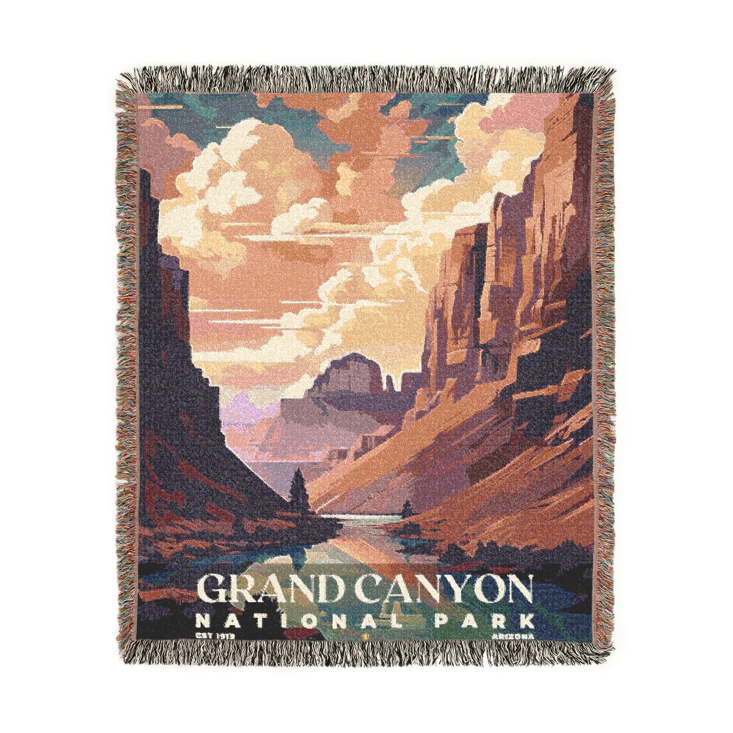 Grand Canyon National Park Woven Blanket | S05