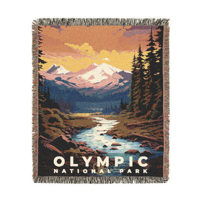 Olympic National Park Woven Blanket | S07