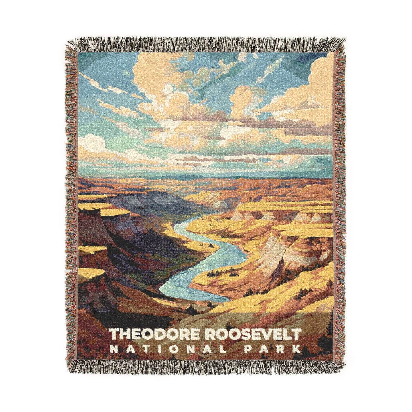Theodore Roosevelt National Park Woven Blanket | S06