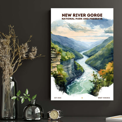 New River Gorge National Park Poster | S08