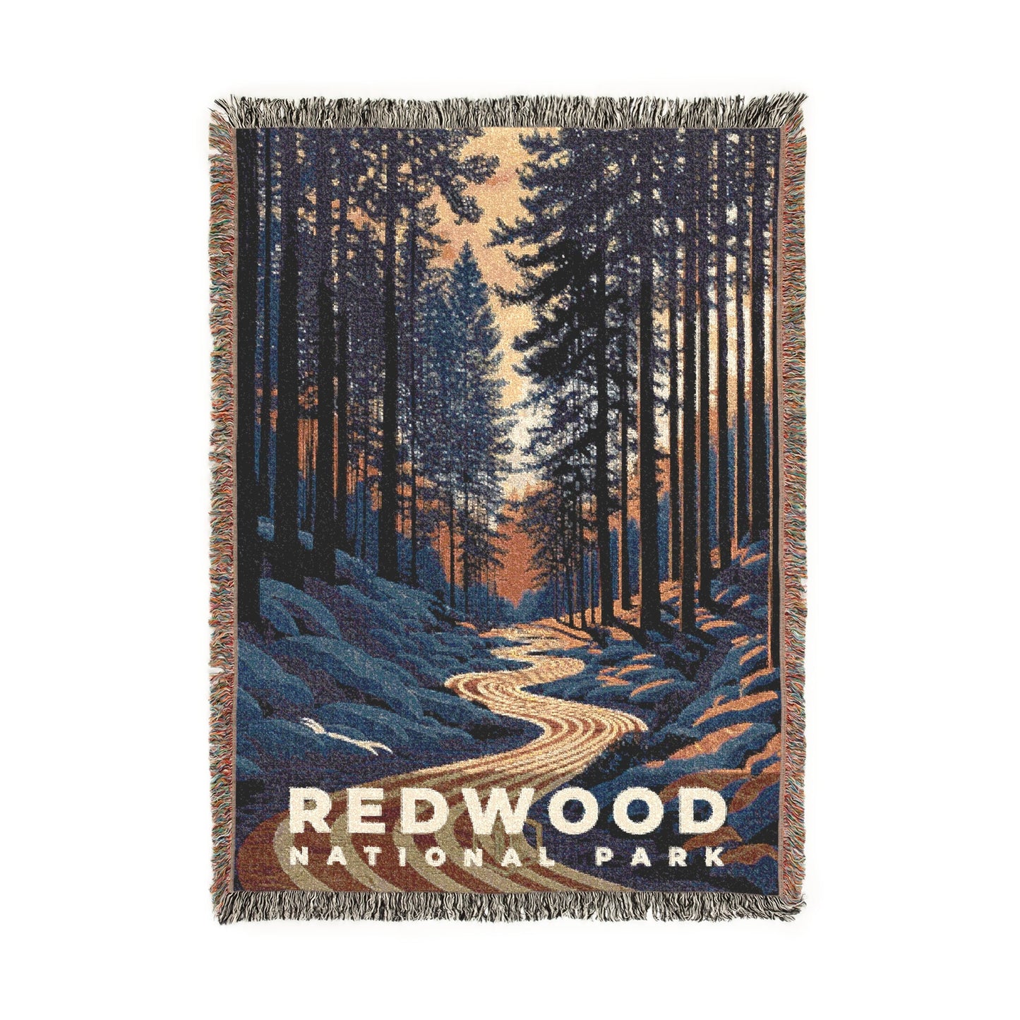 Redwood National Park Woven Blanket | S19