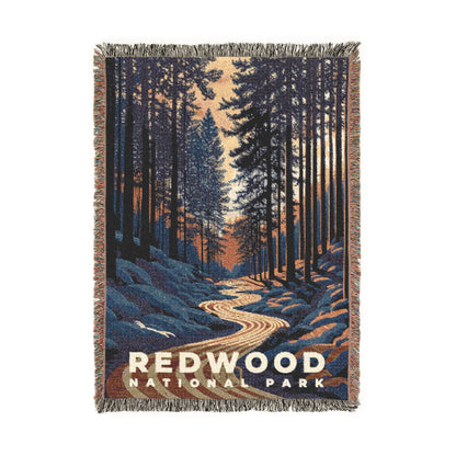 Redwood National Park Woven Blanket | S19