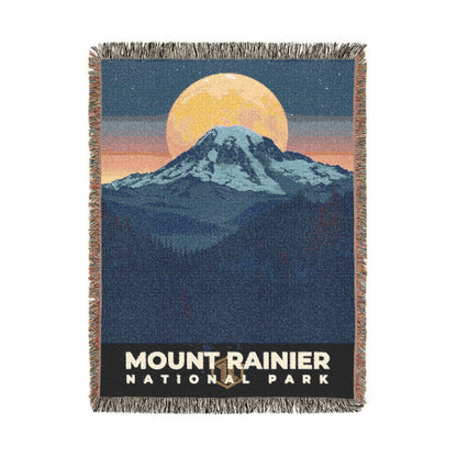 Mount Rainier National Park Woven Blanket | S20