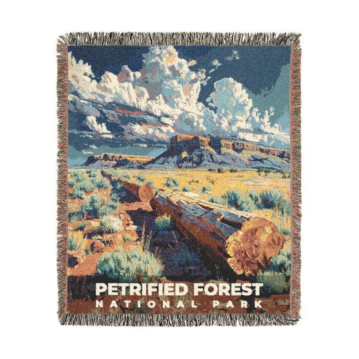 Petrified Forest National Park Woven Blanket | S13