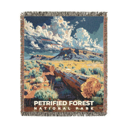 Petrified Forest National Park Woven Blanket | S13