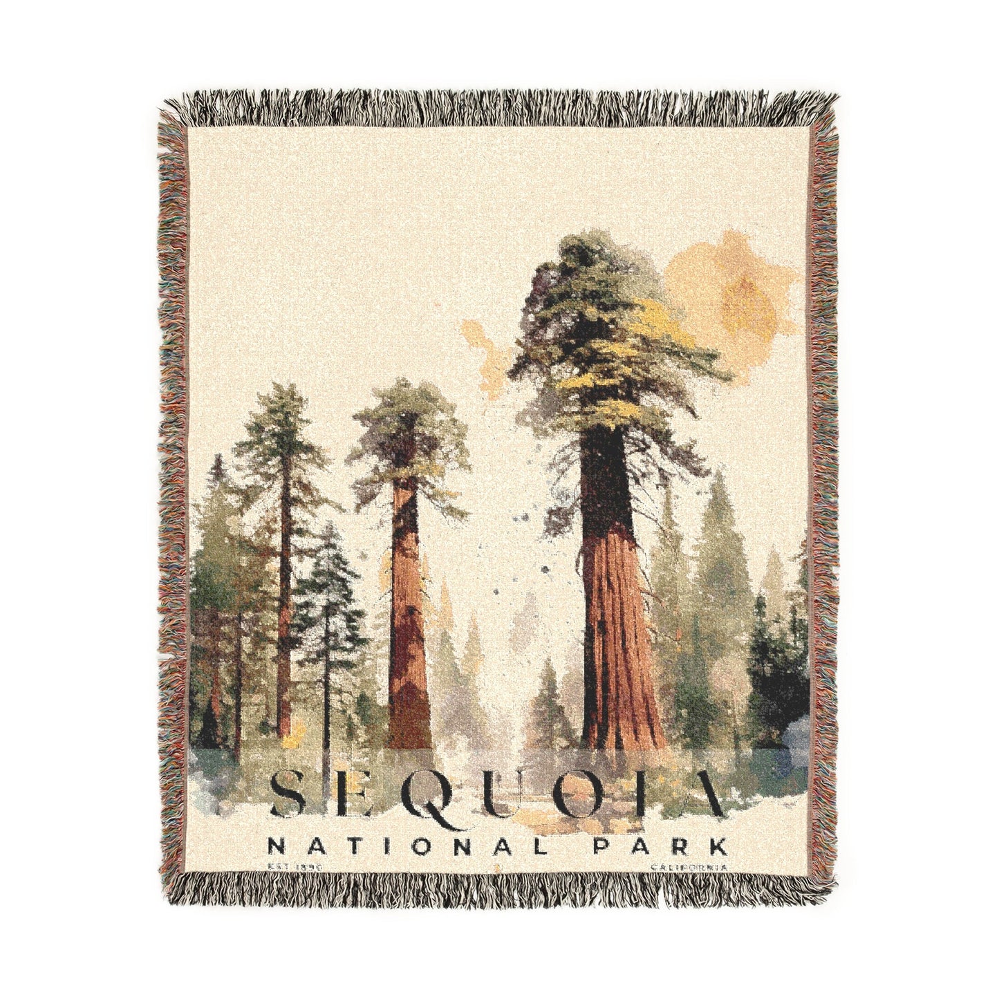 Sequoia National Park Woven Blanket | S04