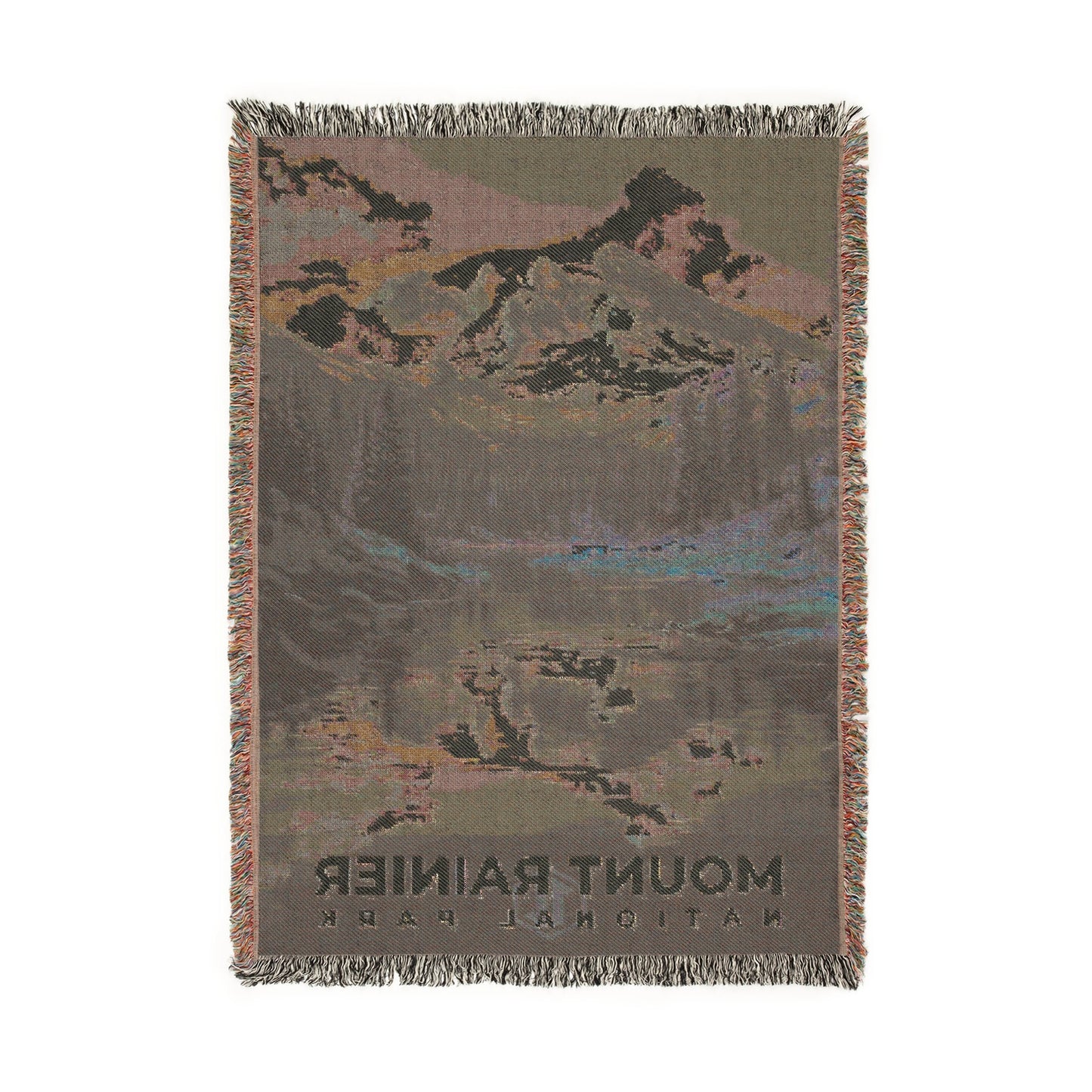 Mount Rainier National Park Woven Blanket | S13