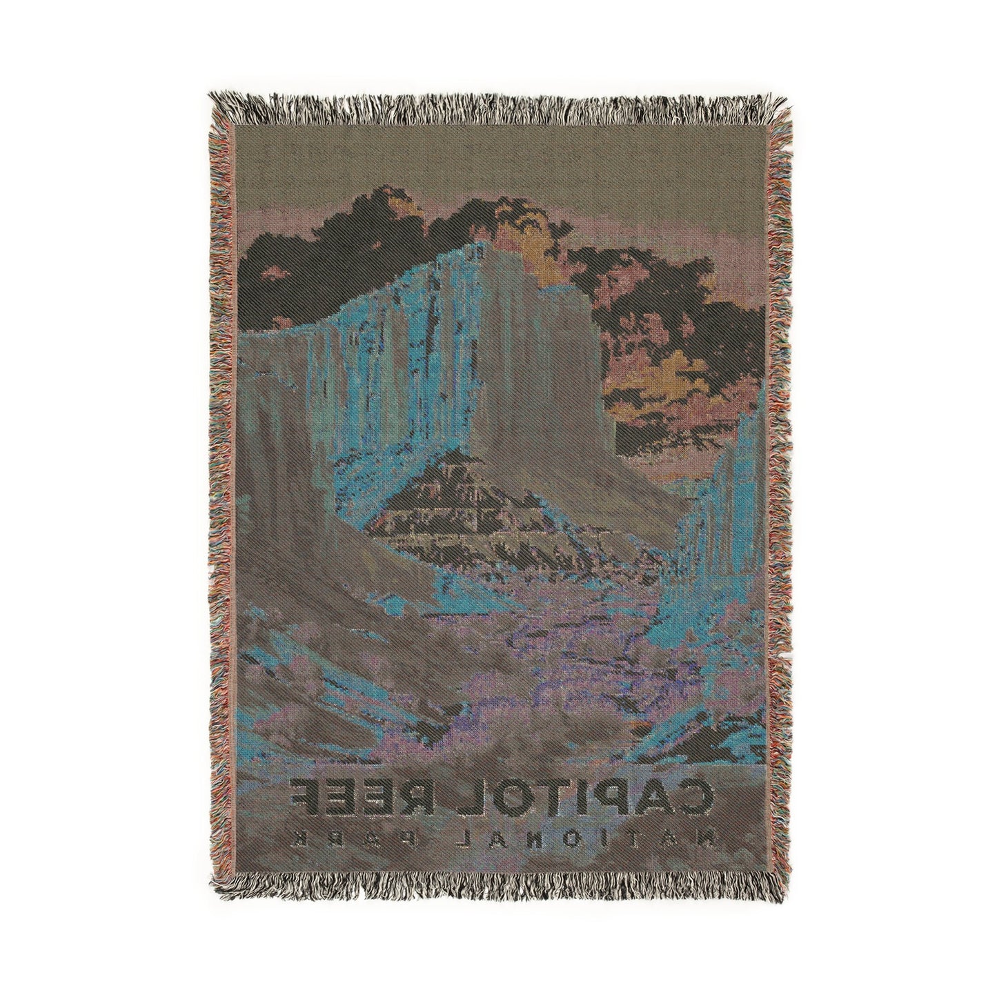 Capitol Reef National Park Woven Blanket | S18