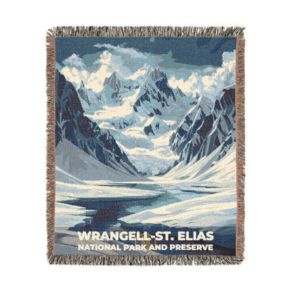 Wrangell-St. Elias National Park Woven Blanket | S11