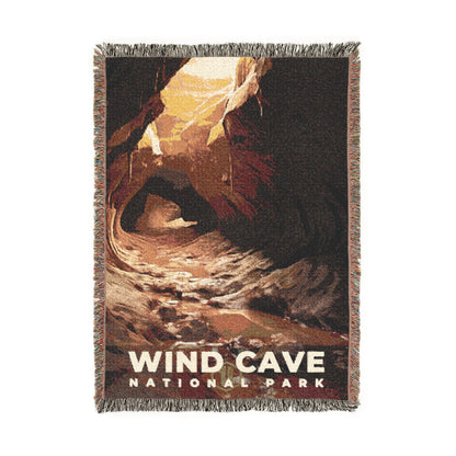 Wind Cave National Park Woven Blanket | S10