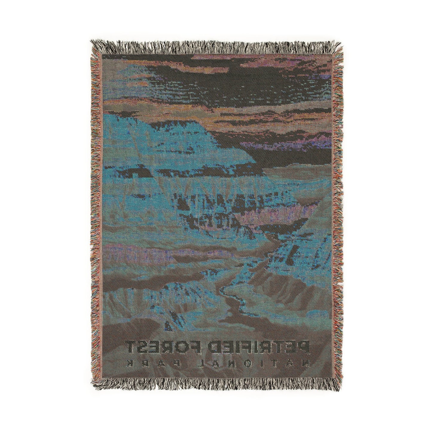 Petrified Forest National Park Woven Blanket | S09