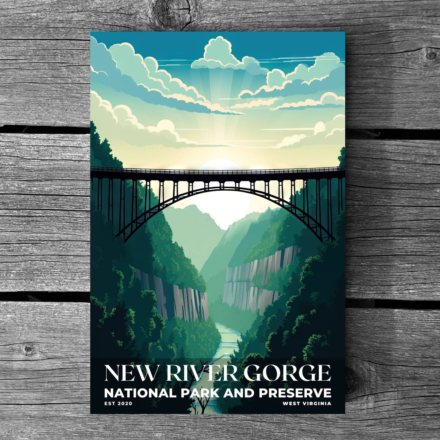 New River Gorge National Park Poster | S03