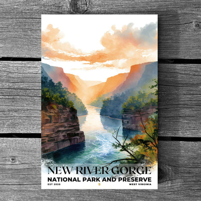 New River Gorge National Park Poster | S04