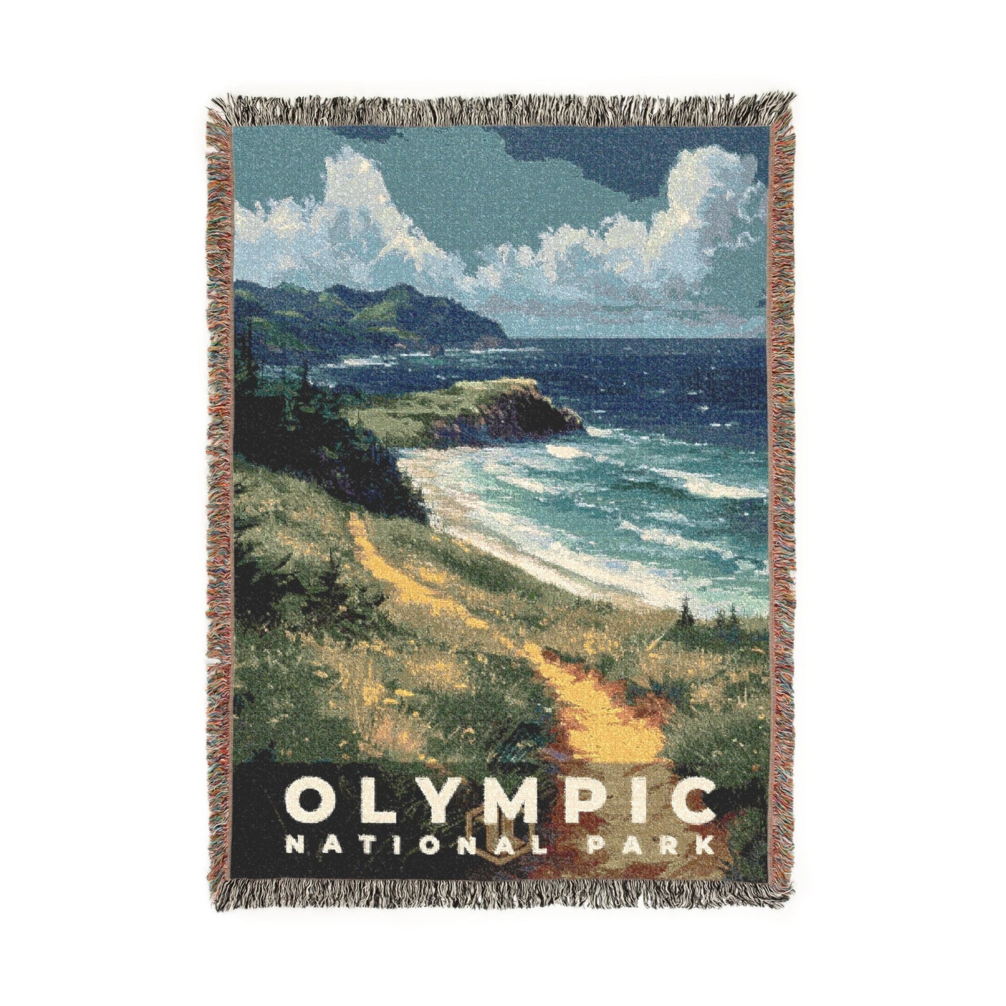 Olympic National Park Woven Blanket | S13