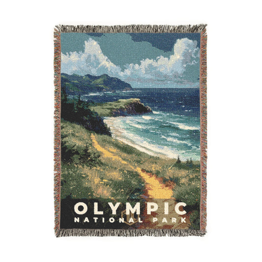 Olympic National Park Woven Blanket | S13