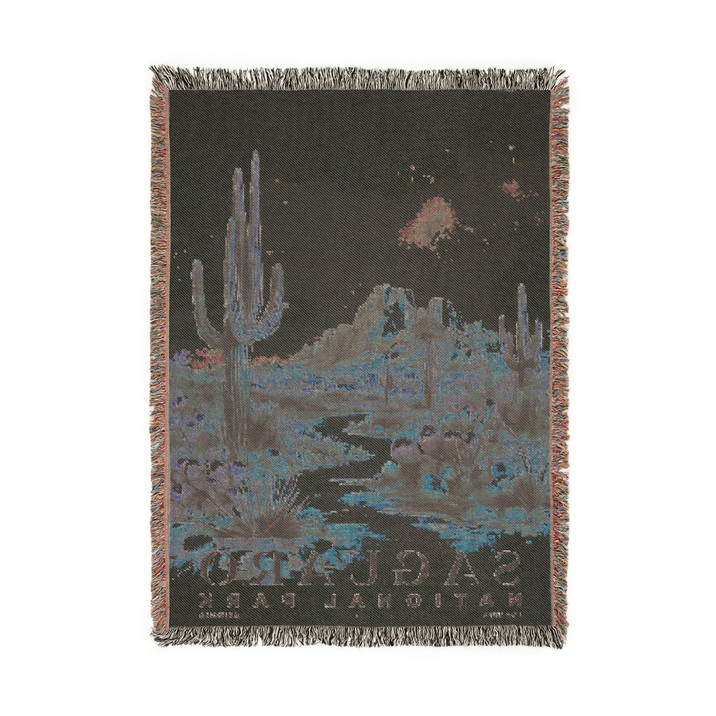 Saguaro National Park Woven Blanket | S04