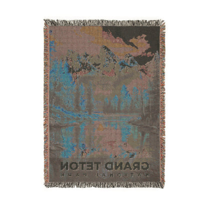 Grand Teton National Park Woven Blanket | S18