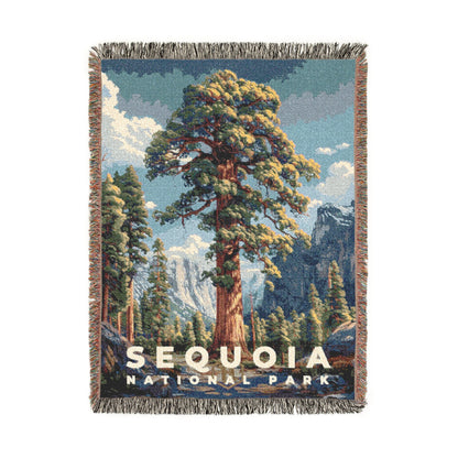 Sequoia National Park Woven Blanket | S18