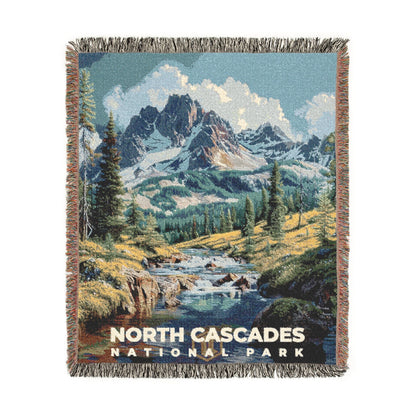 North Cascades National Park Woven Blanket | S18