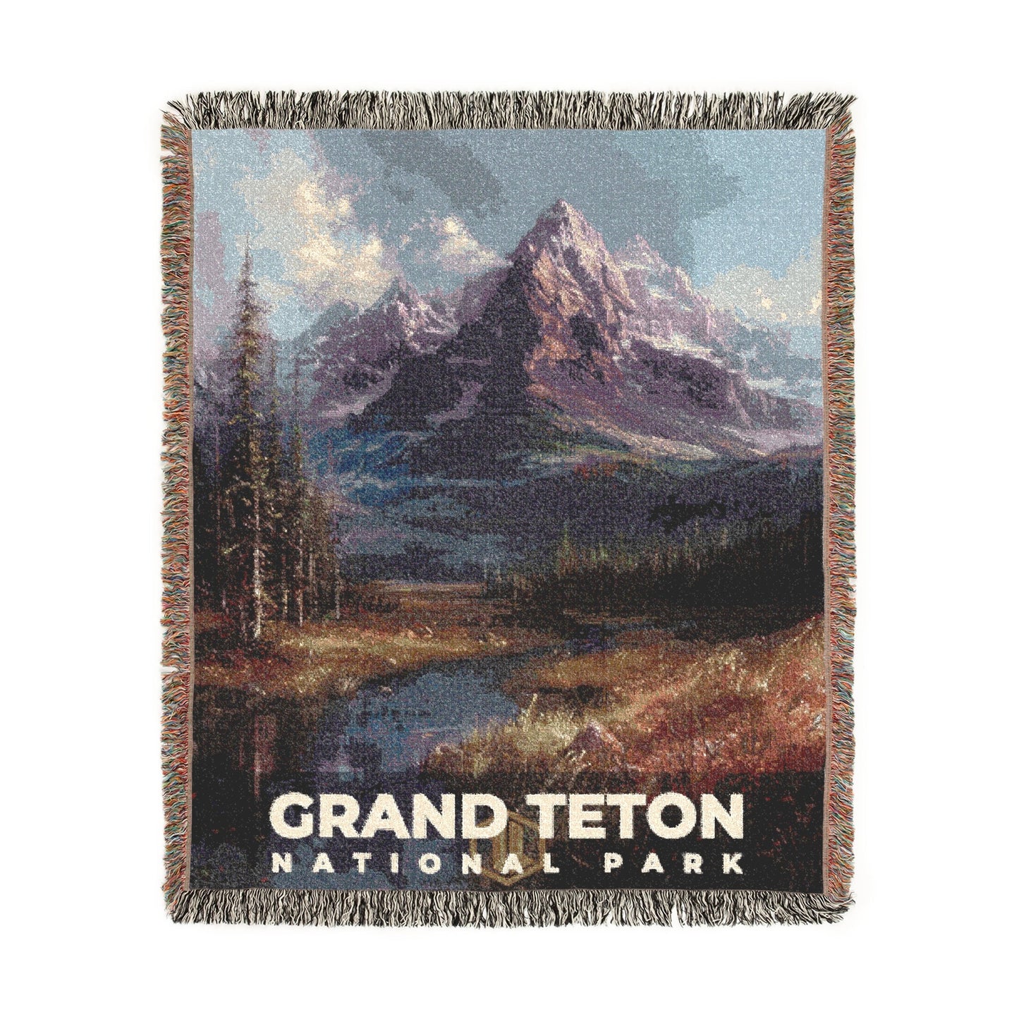 Grand Teton National Park Woven Blanket | S12
