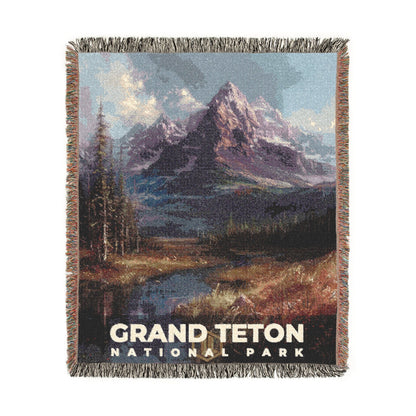 Grand Teton National Park Woven Blanket | S12