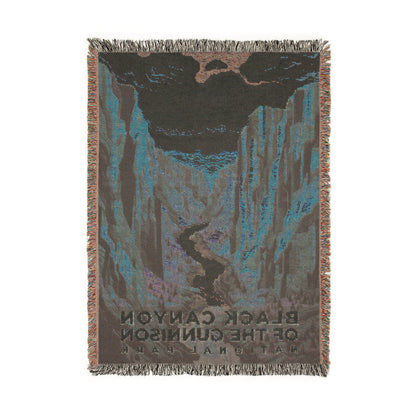 Black Canyon of the Gunnison National Park Woven Blanket | S09