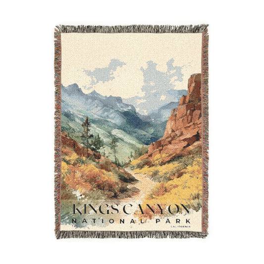 Kings Canyon National Park Woven Blanket | S04
