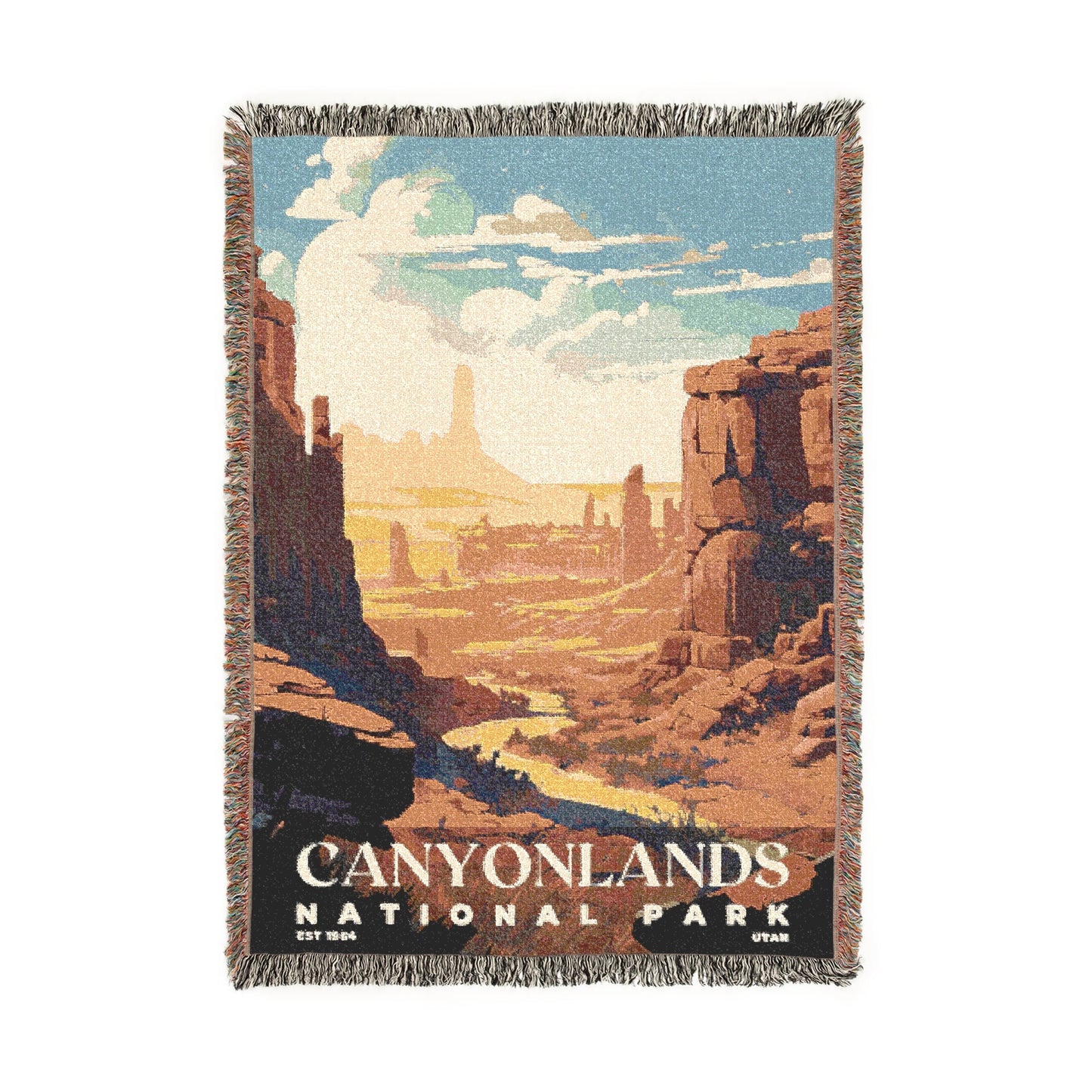 Canyonlands National Park Woven Blanket | S03