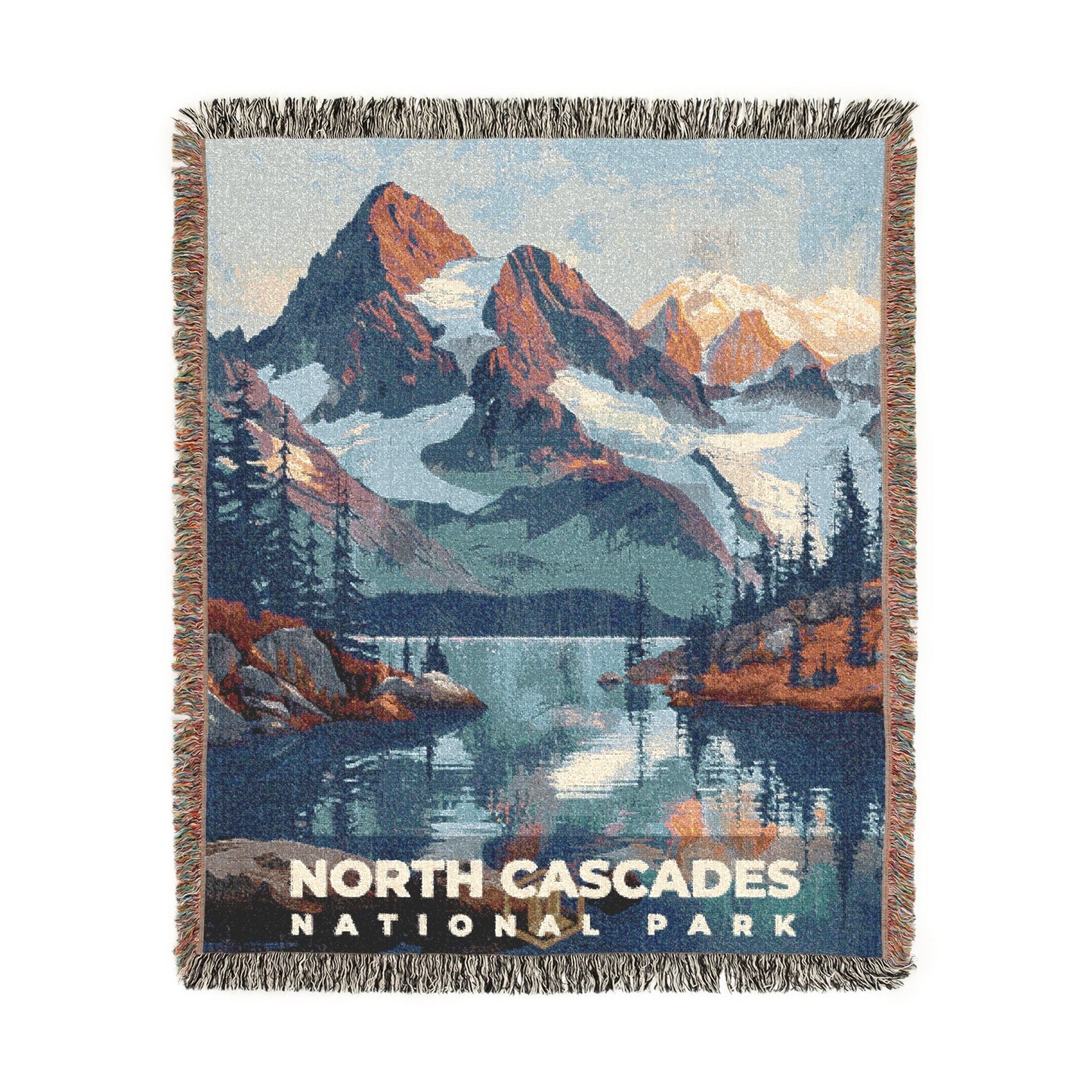 North Cascades National Park Woven Blanket | S11