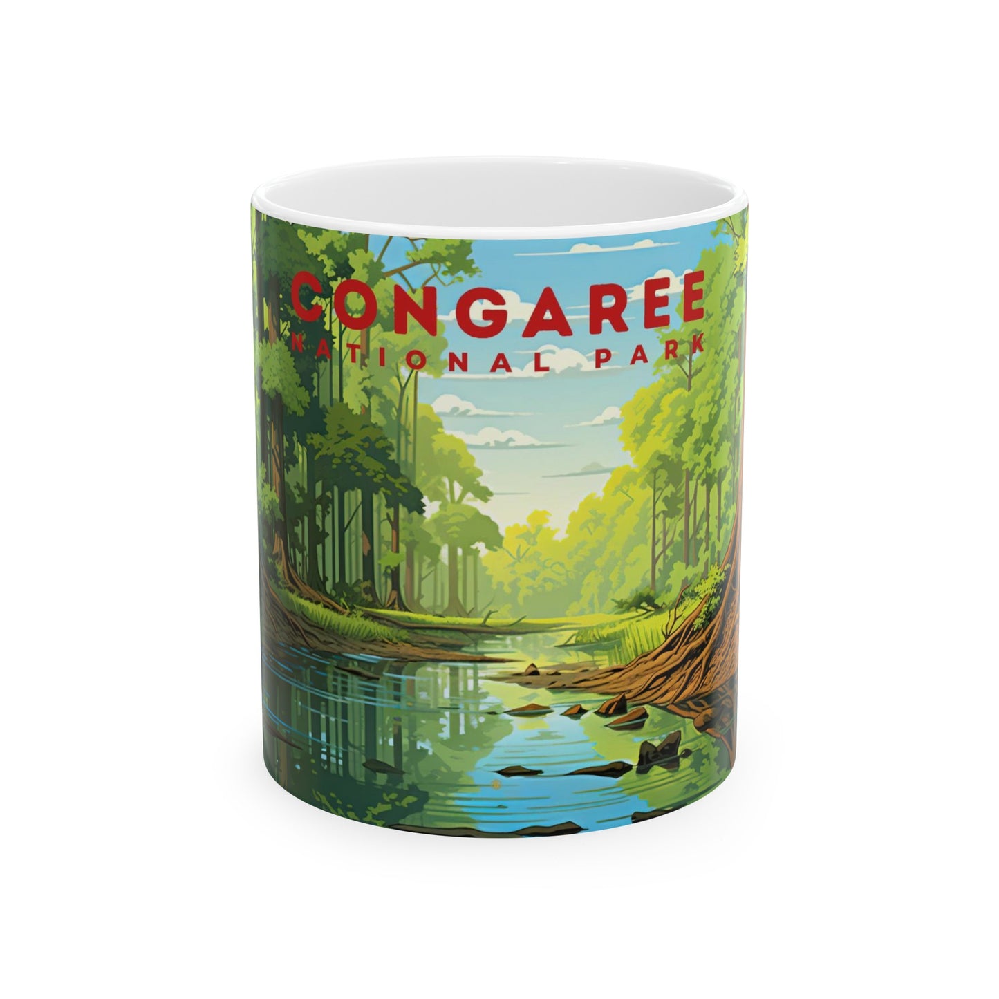 Congaree National Park Mug | White Ceramic Mug (11oz, 15oz)
