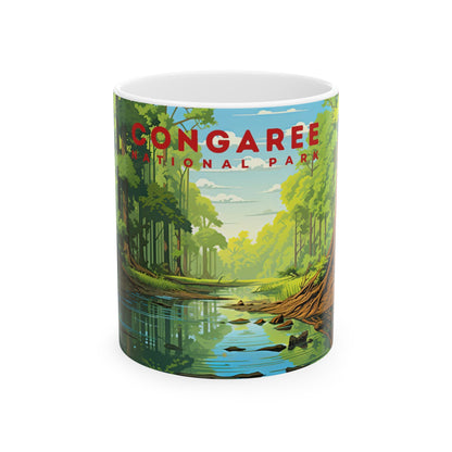 Congaree National Park Mug | White Ceramic Mug (11oz, 15oz)