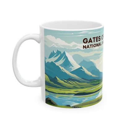 Gates of the Arctic National Park Mug | White Ceramic Mug (11oz, 15oz)