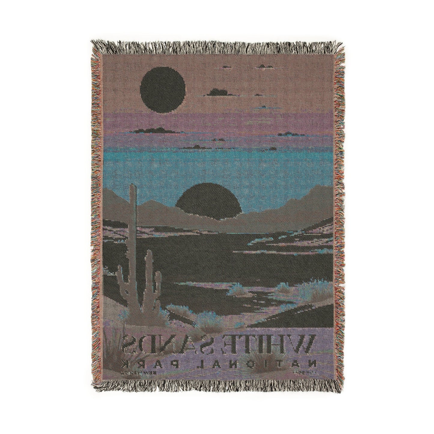 White Sands National Park Woven Blanket | S05