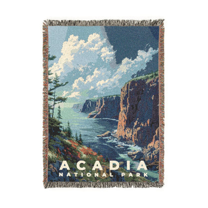 Acadia National Park Woven Blanket | S13