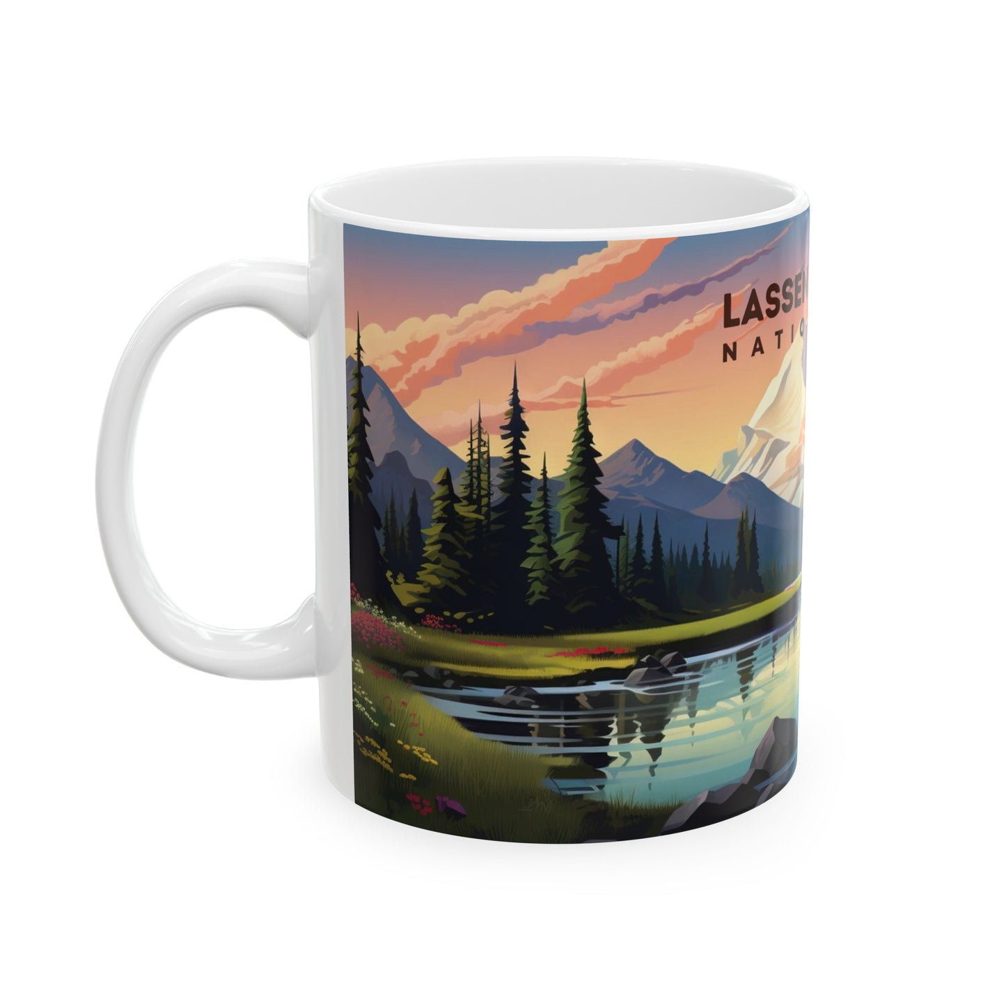 Lassen Volcanic National Park Mug | White Ceramic Mug (11oz, 15oz)