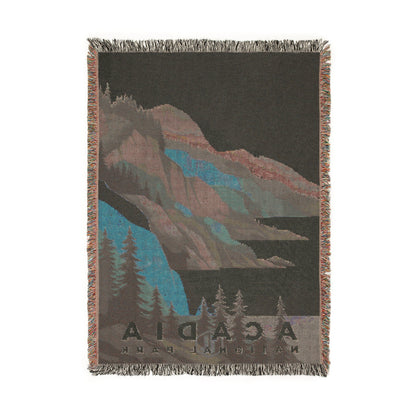 Acadia National Park Woven Blanket | S20