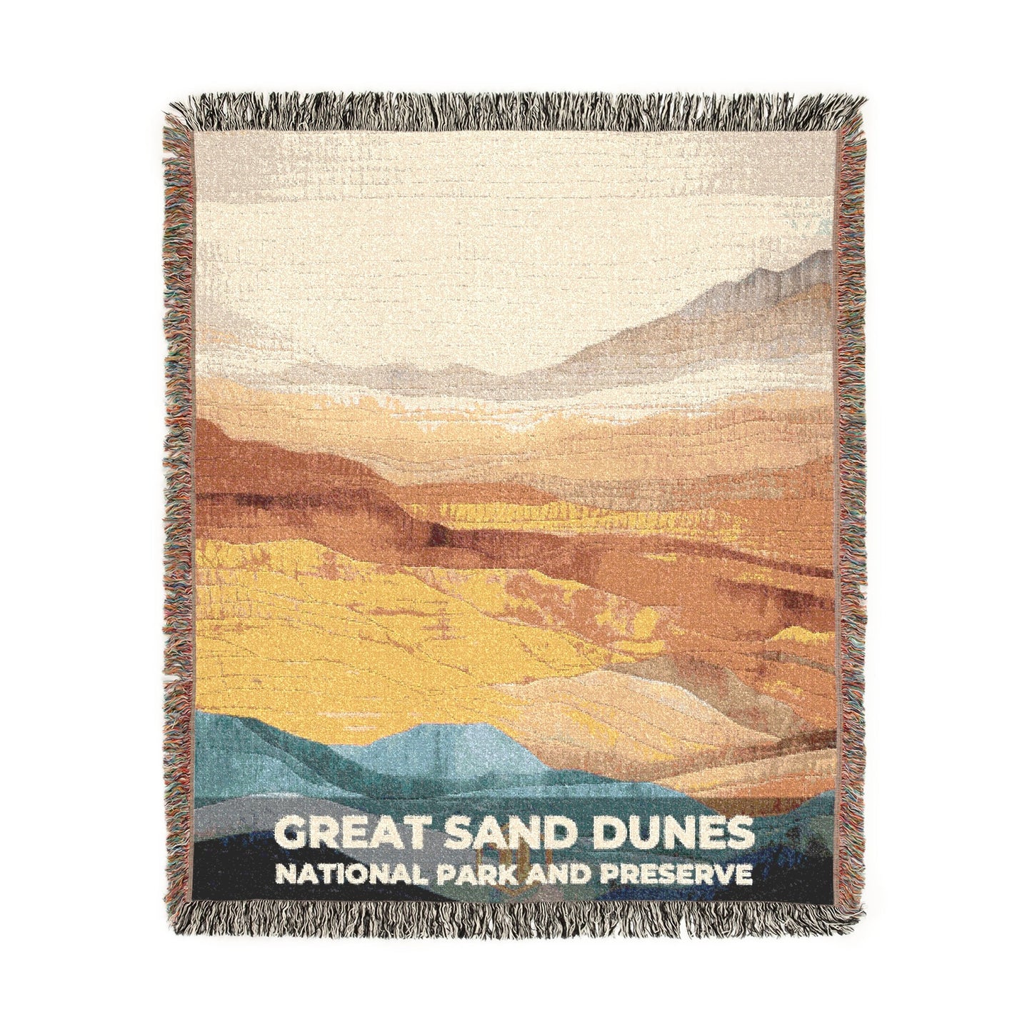 Great Sand Dunes National Park Woven Blanket | S09