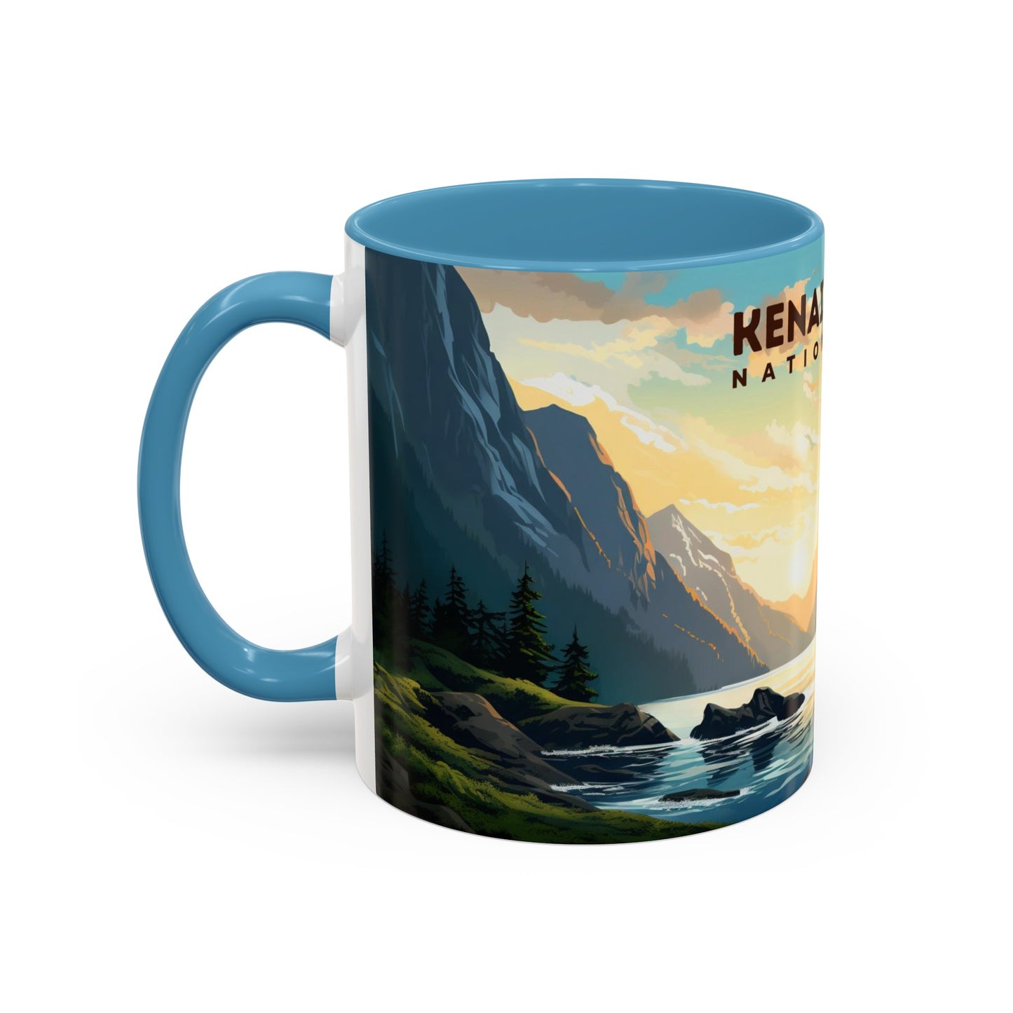 Kenai Fjords National Park Mug | Accent Coffee Mug (11, 15oz)